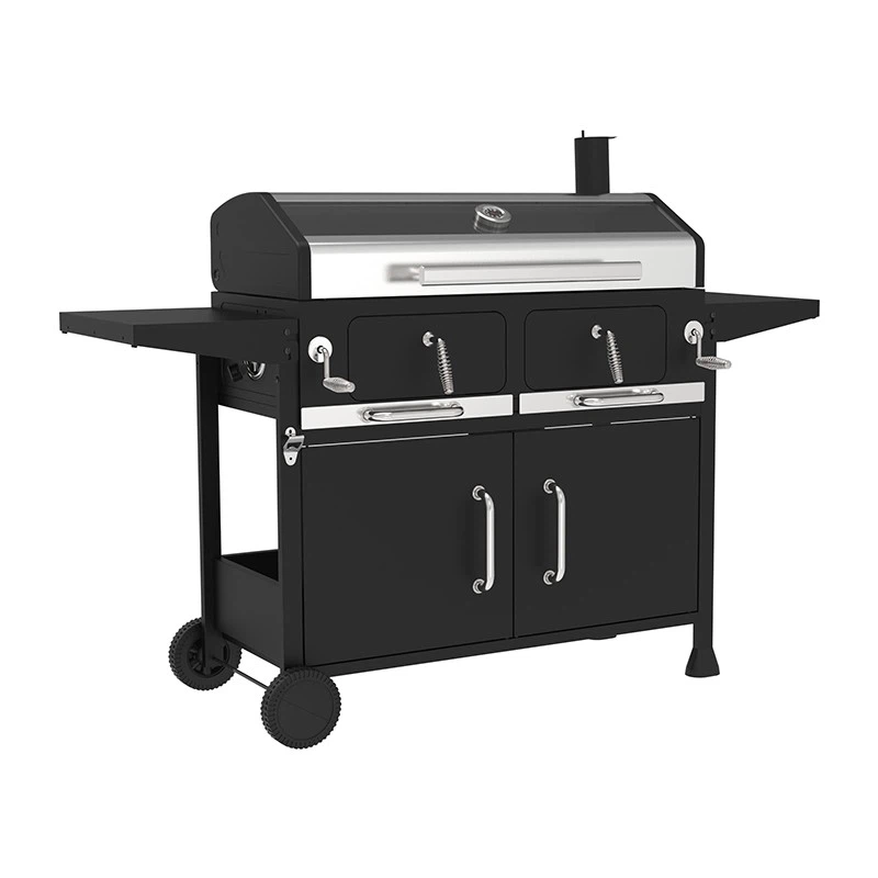 Charcoal Grill With Glass Lid factory